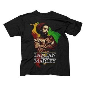 NEW- "Damian Marley Continent Slim Fit T-Shirt"- Size small
